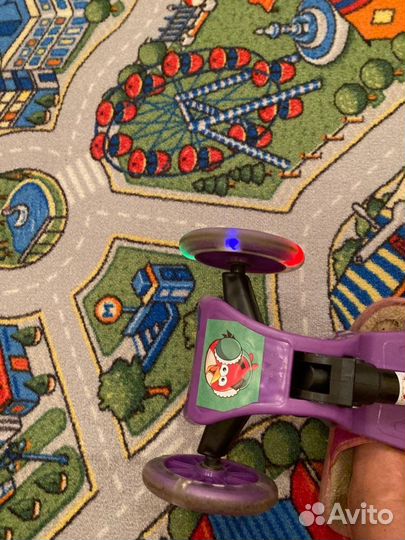 Самокат детский 3-х колесный Свет колеса до 50кг