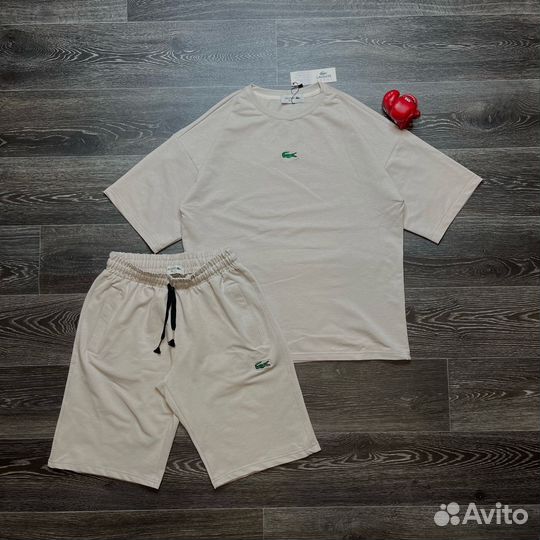 Костюм lacoste шорты футболка