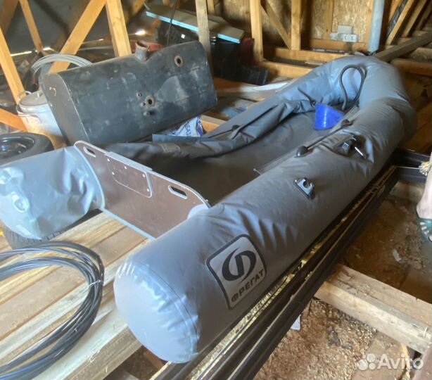 Надувная лодка с мотором бу