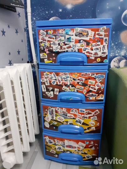 Комод детский пластиковый