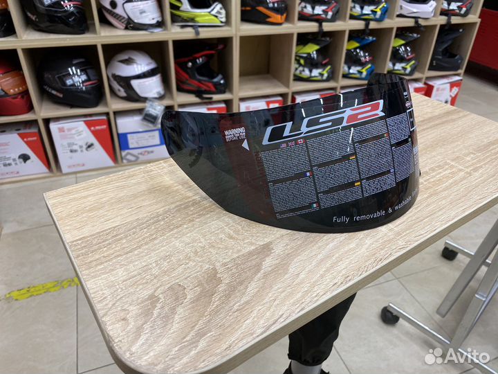 Визор LS2 FF384 затемненный