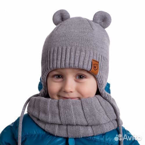 Комплект шапка+снуд 