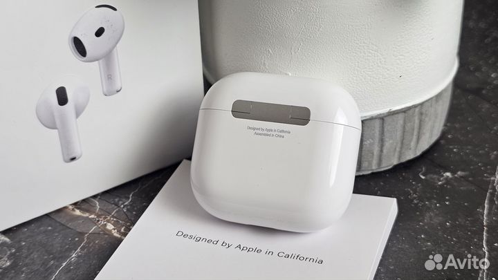 Наушники apple airpods 4 с шумоподавлением