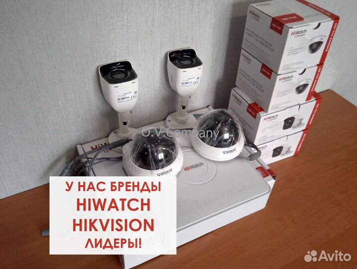 Камера видеонаблюдения. Комплекты. Установка