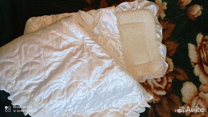 Конверт одеяло на выписку зимний