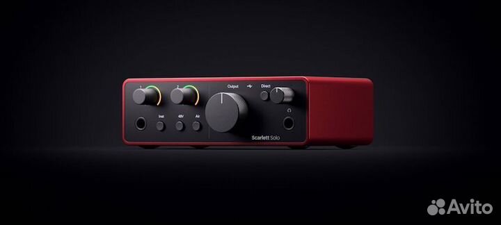 Focusrite Scarlett Solo 4th Gen зв карта новая