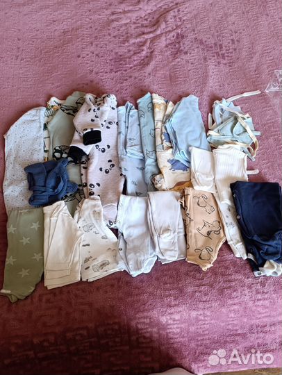 Вещи для новорожденных 50 56
