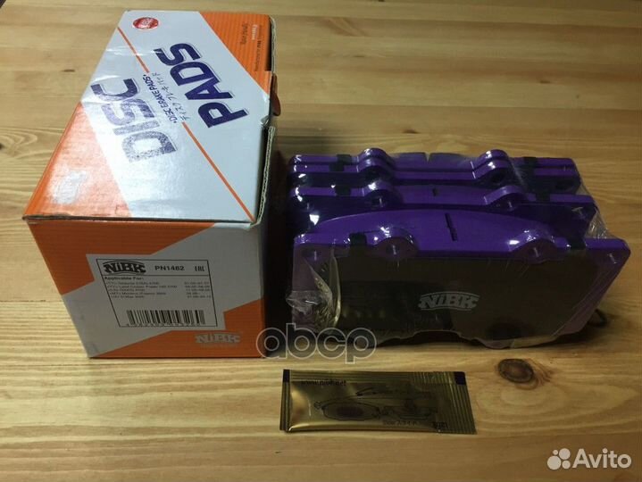 Колодки тормозные дисковые передние NiBK PN1482