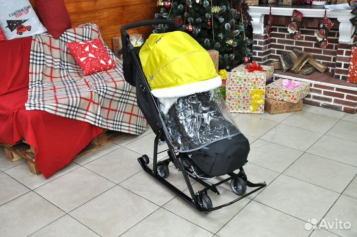 Детские санки коляска ника Nika