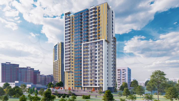 1-к. квартира, 51,5 м², 5/24 эт.
