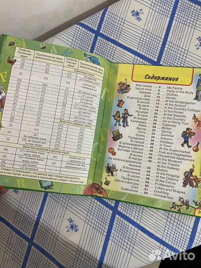 Английский словарь в картинках для детей