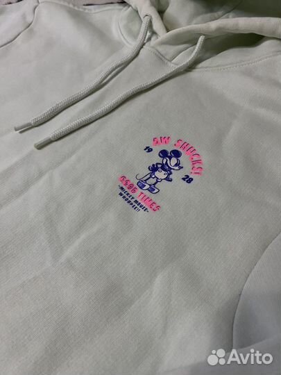 Толстовка худи H&M с Микки Маусом мятная