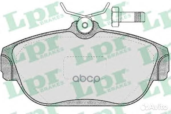 05P382 Колодки тормозные volvo 740-960 передние