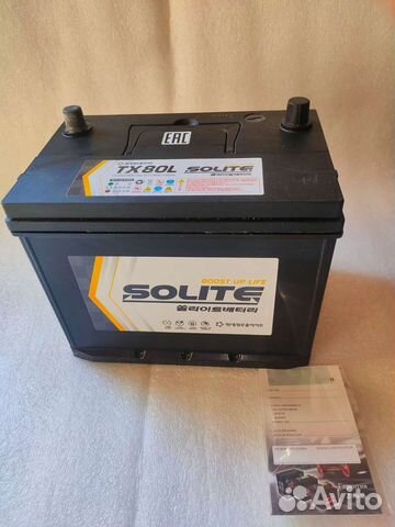 Аккумулятор: solite 12 B 80 A-4 640A