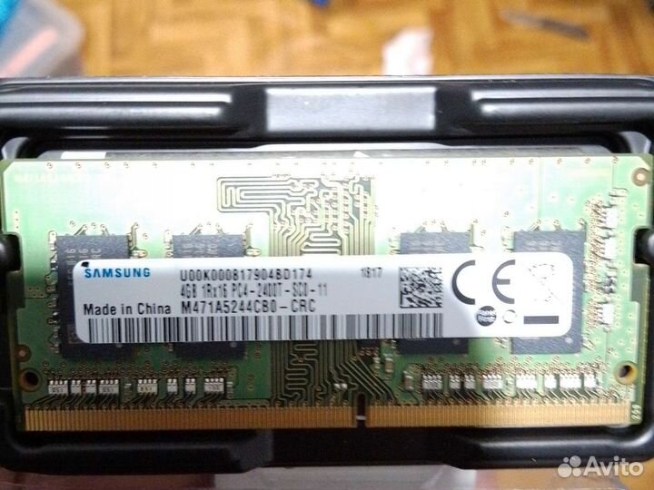 Память для ноутбука ddr4 4gb 2400 samsung