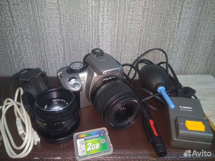 Canon eos 350d ef-s 18-55 Kit, Helios-44-2