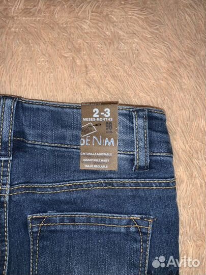 Новые джинсы на девочку 2-4 года