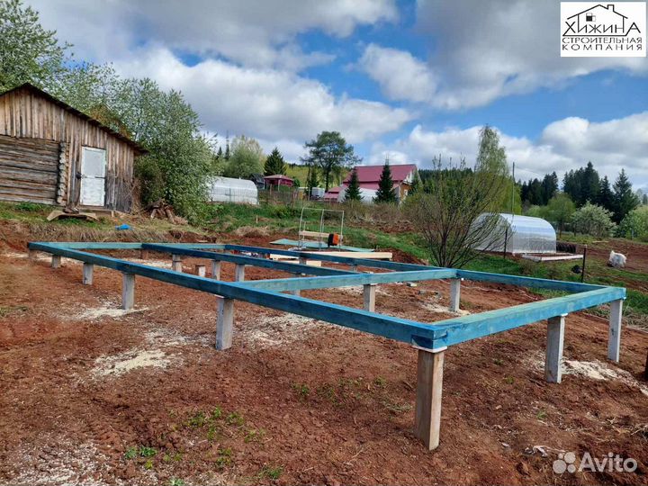 Дома срубы 6х9 1 этаж из бруса строительство