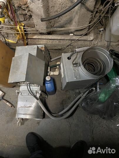 Канальный нагреватель и ппотивопожарный клапан