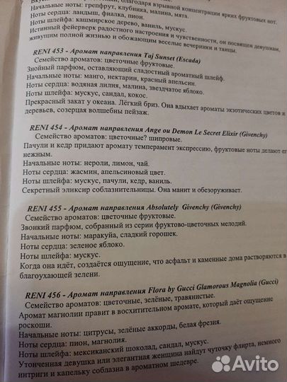 Наливные духи