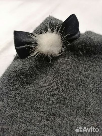 Шапочки теплые д/девочек 5-8 лет