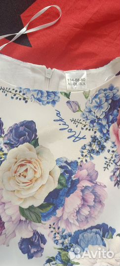 Платье для девочки пышное 134