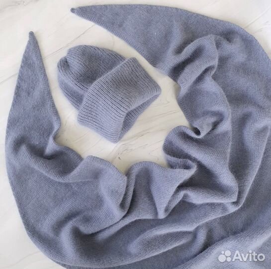 Шапка зимняя из ангоры