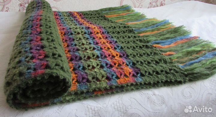 Палантин вязаный Оазис