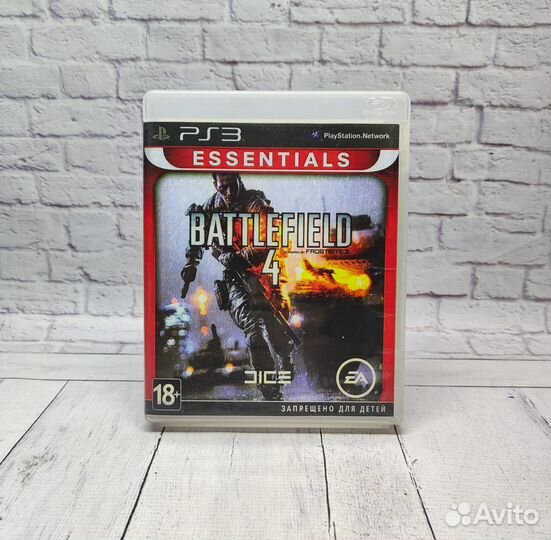 Battlefield 4 (PS3, бу, уценк., не родная обложка)