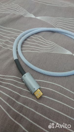 Кабель USB для Цап DAC silver 1m