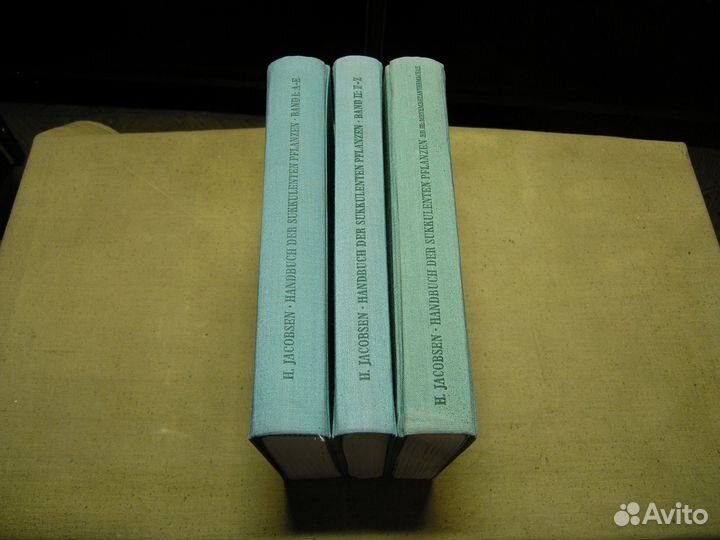 Handbuch der Sukkulenten Pflanzen Hermann Jacobsen