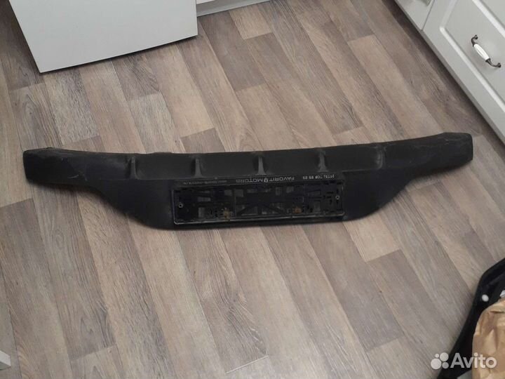 Спойлер (юбка) бампера заднего Rio рио 3 15-17