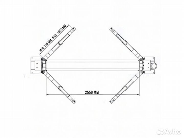 Подъемник двухстоечный