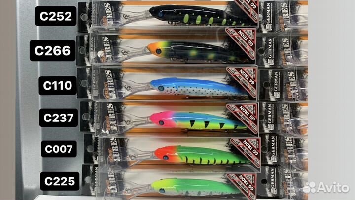 Воблеры German GG Tron 120F до 8 м