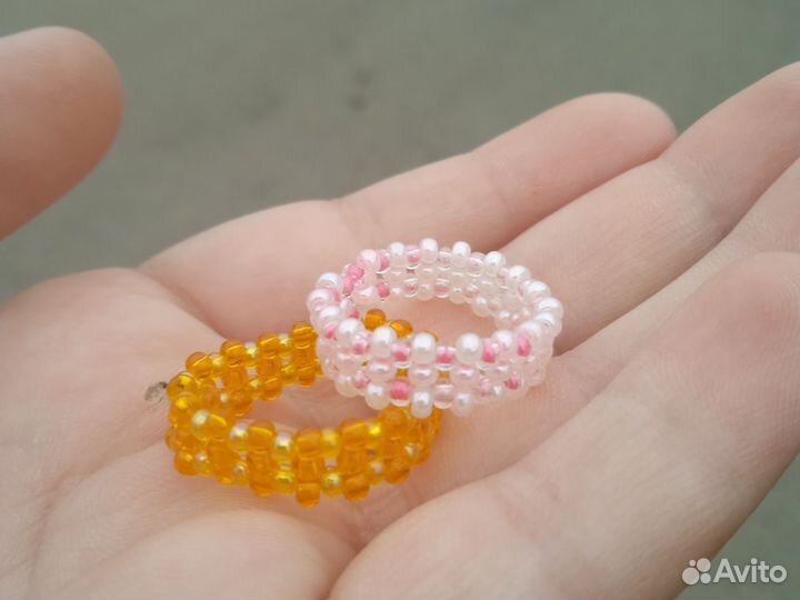 Кольцо из бисера