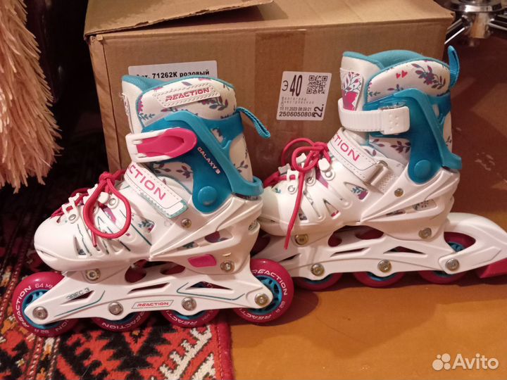 Роликовые коньки детские раздвижные