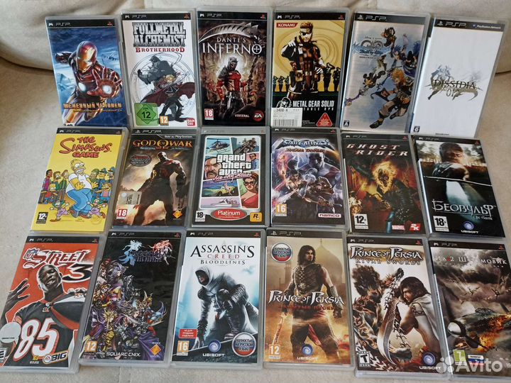Игры для PSP, PS vita