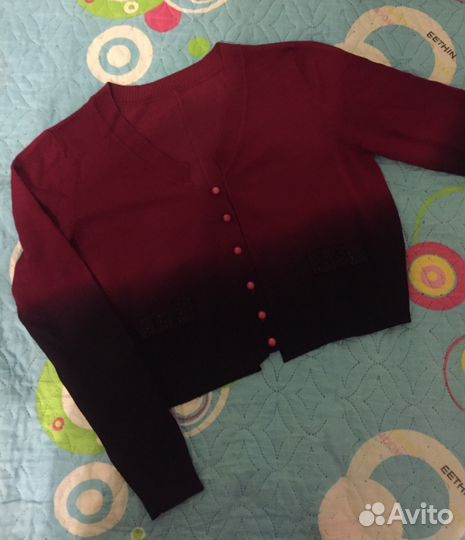 Комплект: топ с кофточкой и юбка. Новый