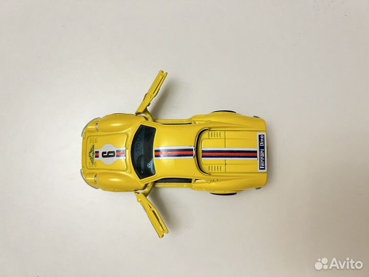 Машинка коллекционная ferrari dino shinsei mini