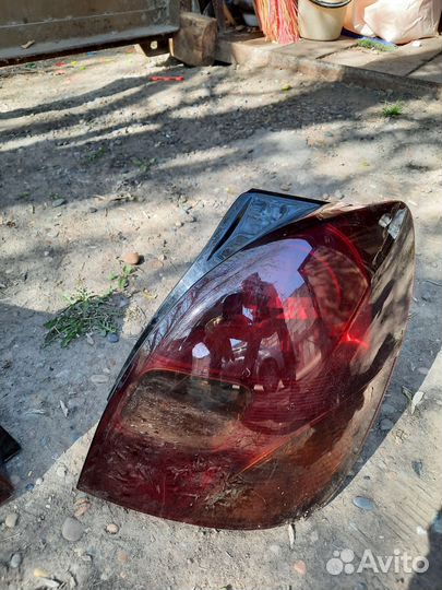 Задние фонари фары Toyota Spacio тонированные