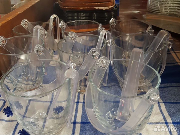 Ведро для льда стекло