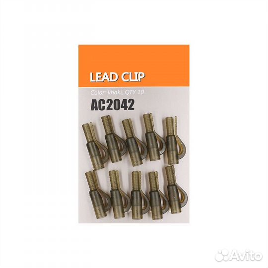 Клипса orange безопасная, в уп. 10 шт