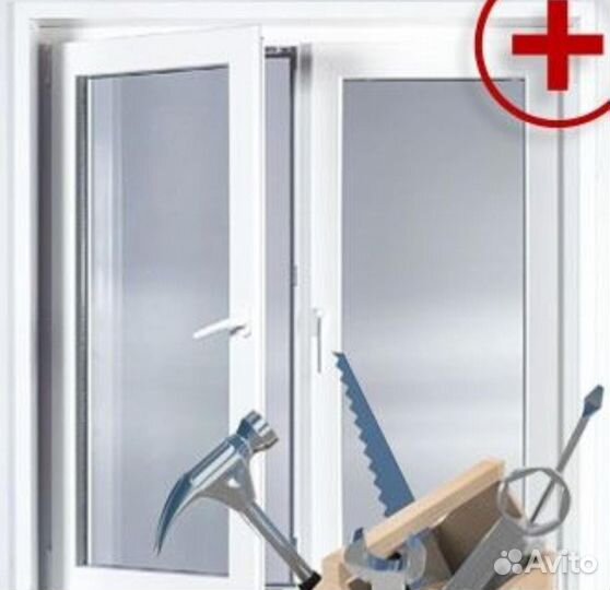 Ремонт окон, замена резинки, стеклопакетов