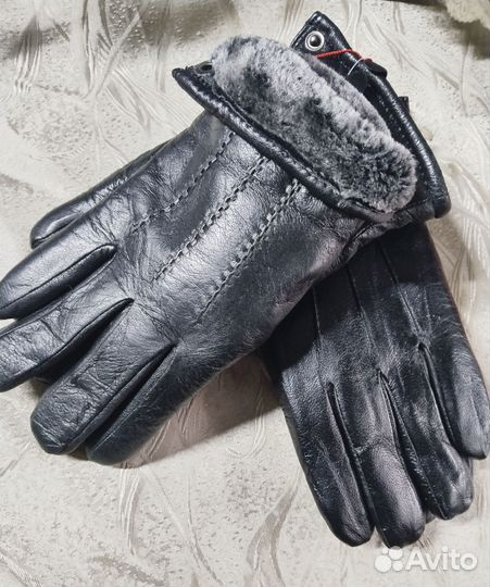 Мужские кожаные перчатки