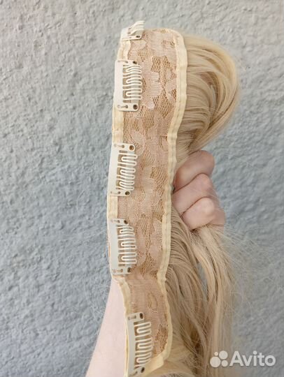 Волосы на заколках накладные