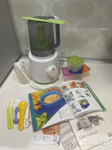 Пароварка блендер philips avent 2 в 1