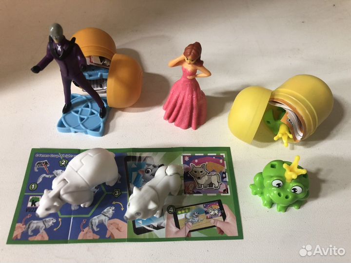 Игрушки из киндер сюрприза свит бокс