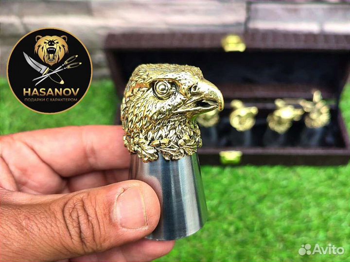 Подарочный набор для мужчин / рюмки перевёртыши