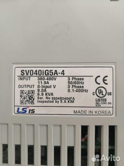 Частотный преобразователь sv040ig5a-4