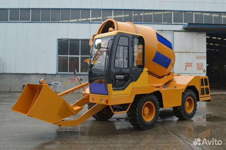 Бетонный завод с самозагрузкой на колёсах GW250W